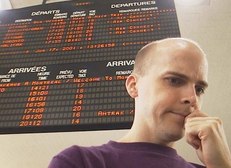 visiting the Montreal train station on my birthday in 2001