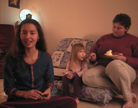Rochelle at a party