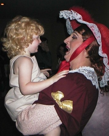 daughter and father who appears to be a mother