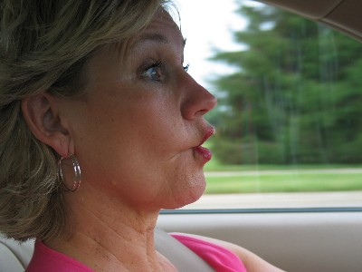 Patty demonstrates the baby fishmouth