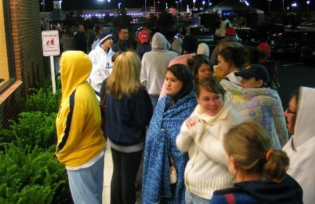 these college kids were among the first 100 in line