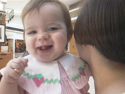 baby Isabella is my new advertising rep