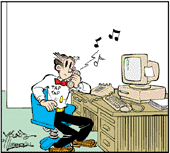 listening to music while on hold