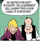 ~ government takes a big chunk ~