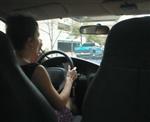 Danielle driving me to a lecture